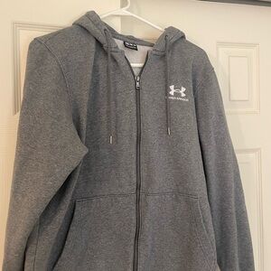 Under Armour Charcoal Full-Zip Hoodie